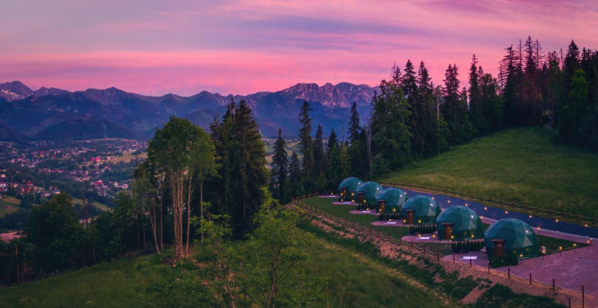 Peak Glamp & Jacuzzi Hotell Zakopane Exteriör bild