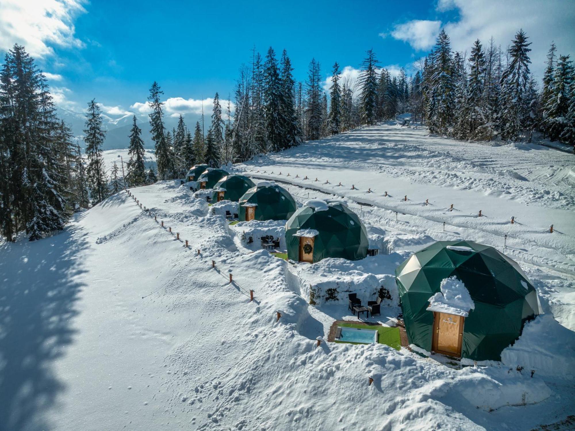 Peak Glamp & Jacuzzi Hotell Zakopane Exteriör bild