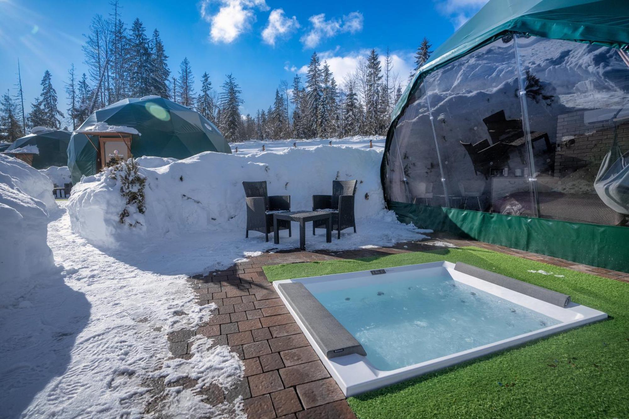 Peak Glamp & Jacuzzi Hotell Zakopane Exteriör bild