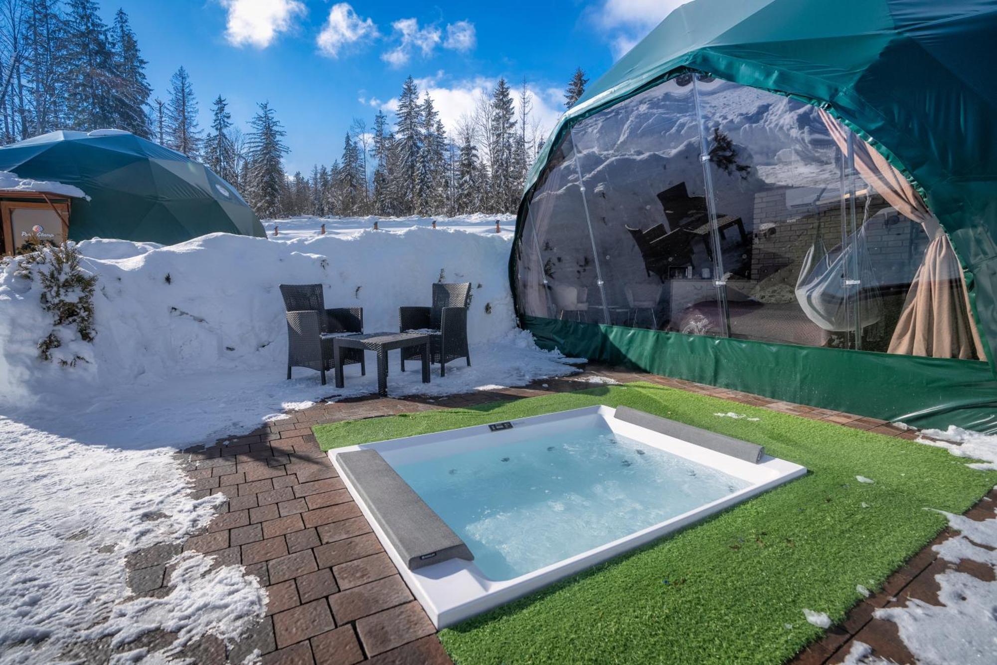 Peak Glamp & Jacuzzi Hotell Zakopane Exteriör bild