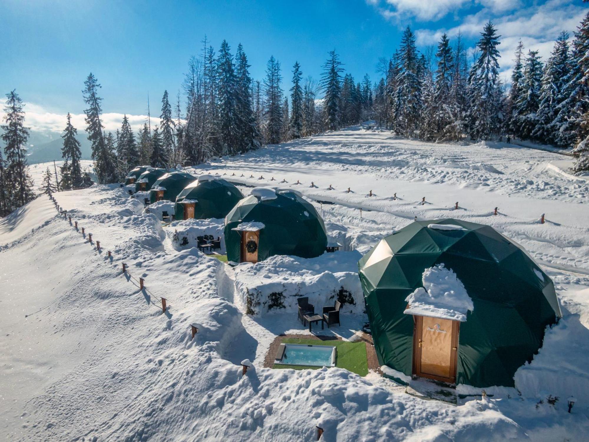 Peak Glamp & Jacuzzi Hotell Zakopane Exteriör bild