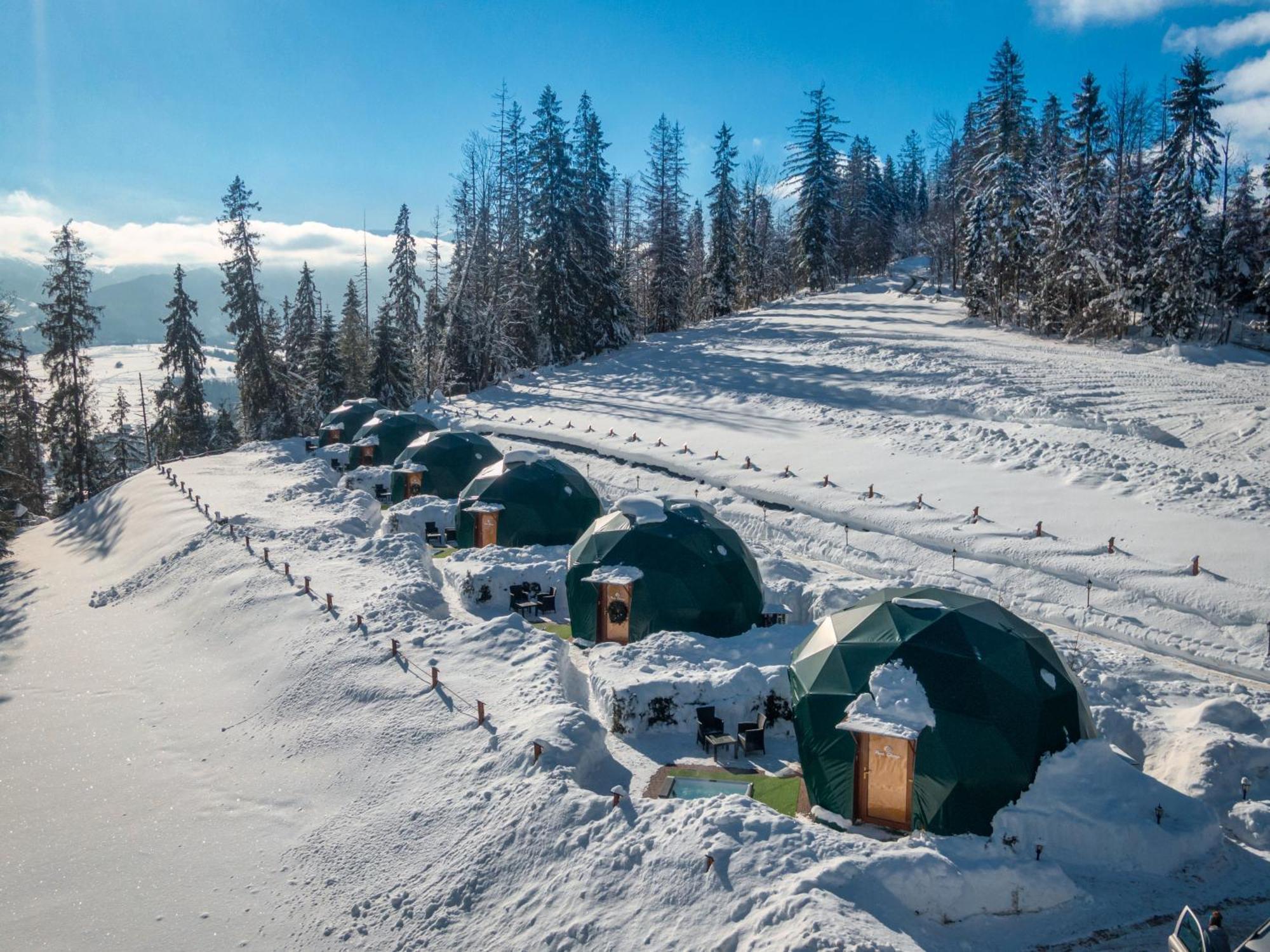 Peak Glamp & Jacuzzi Hotell Zakopane Exteriör bild