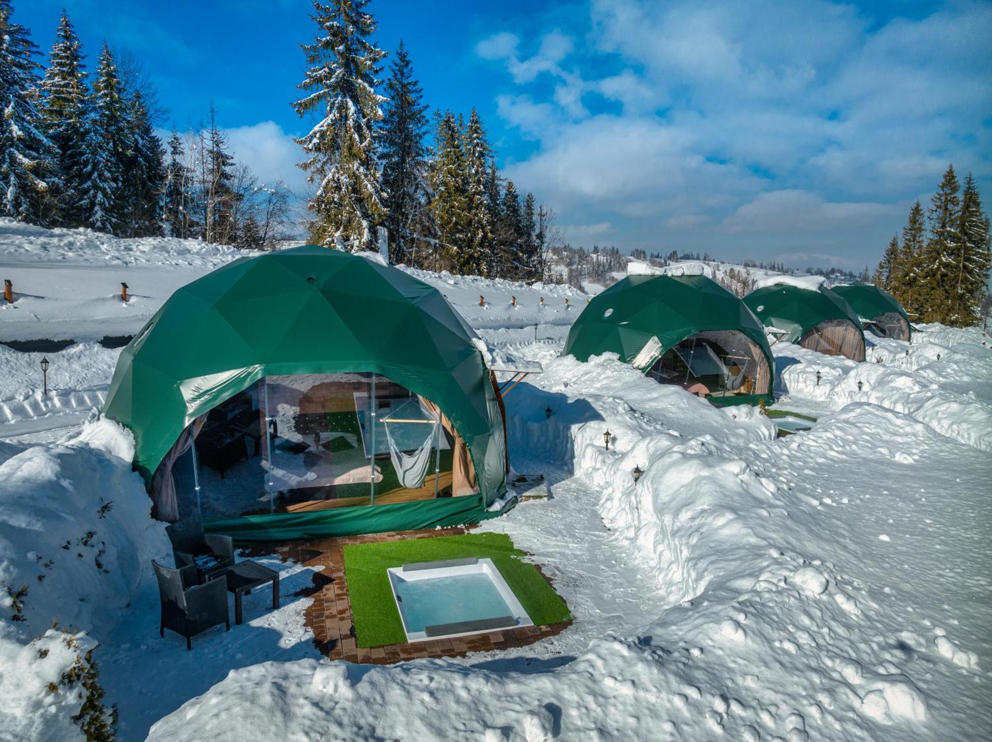 Peak Glamp & Jacuzzi Hotell Zakopane Exteriör bild